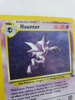 Haunter Fossil Holo Pokemon Card Base Jungle WOTC - Image 2