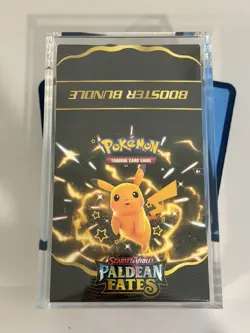 Pokemon TCG - Paldean Fates - Sealed Booster Bundle Display w/ Acrylic - Image 1
