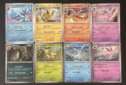 Pokemon TCG Prismatic Evolutions Costco Mini Tin Cosmos Promo Cards Set Of 8 NM - Image 1