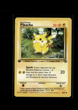 Pikachu 60/64 Common Jungle Pokemon 1st Edition Near Mint - Image 1