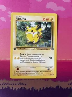 Pokemon Card Pikachu Jungle 1st Edition Common 60/64 Near Mint - Image 1