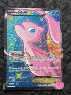 Pokemon Card - Legendary Treasures Radiant Collection Mew EX RC24/RC25 Played! - Image 1