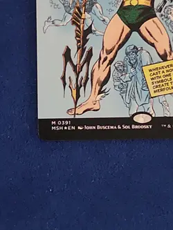 MTG Namor the Sub-Mariner Borderless Foil M 0391 Marvel Super Heroes NM/Mint - Image 5