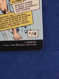 MTG Namor the Sub-Mariner Borderless Foil M 0391 Marvel Super Heroes NM/Mint - Image 4