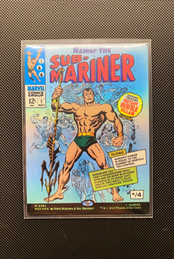 Namor The Sub-Mariner - MTG Marvel Super Heroes (FOIL) NM/M Classic Comic Card - Image 1
