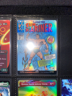 Namor The Sub-Mariner - MTG Marvel Super Heroes (FOIL) NM/M Classic Comic Card - Image 2