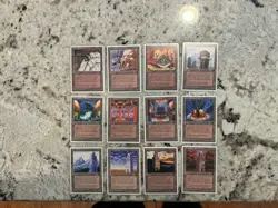 Mtg Urzatron Land Playset - Magic The Gathering Urza’s Tower Power Plant Mine x4 - Image 1