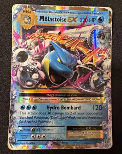 The Pokemon Company Pokemon TCG Evolutions M Blastoise EX 22/108 Full Art Holo - Image 1