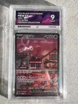 The Pokemon Company Mew ex 053 SVP Scarlet & Violet Promo Holo EN ACE 9 MINT🔥 - Image 1