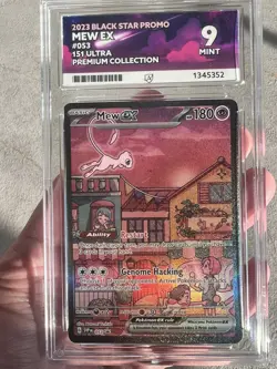 The Pokemon Company Mew ex 053 SVP Scarlet & Violet Promo Holo EN ACE 9 MINT🔥 - Image 4