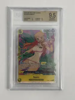 One Piece Card Game OP08-106 NAMI SR FOIL NM TCG ENGLISH - Image 1