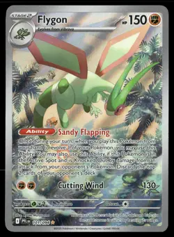 Flygon 101/094 Illustration Rare Phantasmal Flames Pokemon Holo Near Mint - Image 1