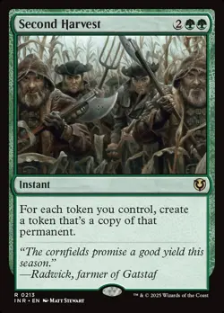 MTG- Second Harvest - Rare - Innistrad Remastered - Image 1