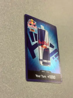 Red Bull Double DON!! Blue Foil Card Promo Card One Piece TCG Tournament - Image 3
