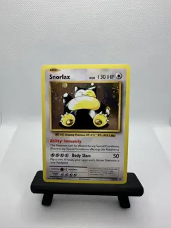 Pokemon Snorlax XY179 Holo Promo Card Near Mint NM Rare Collectible TCG - Image 1