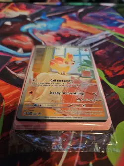 Pokemon TCG Pokemon Center Stamp Fennekin Black Star Promo From Chaos Rising ETB - Image 2