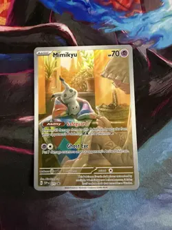 Pokemon TCG Mimikyu Scarlet & Violet Paldea Evolved SVP075 Promo Card - Image 1