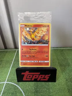Sealed Pokemon Tcg Moltres Holo 19/181 Sun & Moon Team Up Stamped Promo Card - Image 1