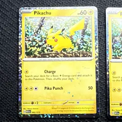 2x Pokemon Pikachu TCG 2024 McDonalds Promo Card 002/015 HP60 LP - Image 5