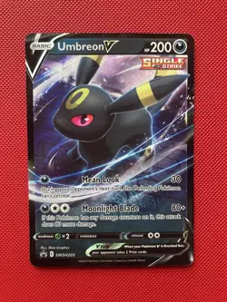 Umbreon V SWSH203 - SWSH Black Star Promo Pokemon TCG Card - NM - Image 1