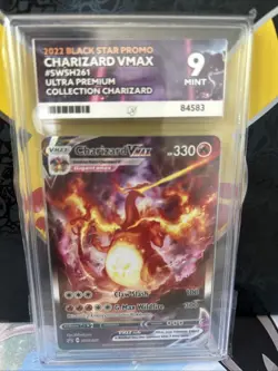 Pokemon TCG Ace 9 Charizard Vmax SWSH261 Promo Card - Image 1