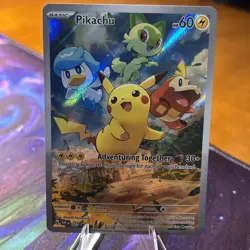 Pikachu SVP 027 - 2023 Scarlet & Violet Black Star Promo - Pokemon TCG Card [NM] - Image 1