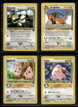 Vtg Pokemon Card Lot WOTC Black Star Promo Holo Rare Binder Collection WB Baby - Image 1