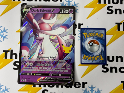 JUMBO Dark Sylveon V Oversized Promo Card SWSH134 Full Art Holo Pokemon *2a - Image 1