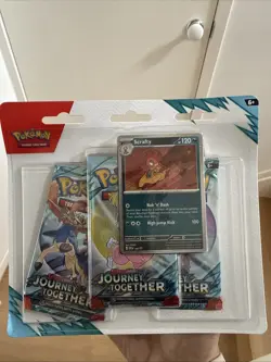 Pokemon TCG: Journey Together 3-Pack Blister | 3 Booster Packs + Promo Card - Image 1