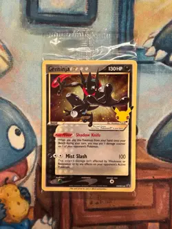 Pokemon Card TCG Greninja Gold Star SWSH144 Celebrations ETB Promo - SEALED NM/M - Image 1
