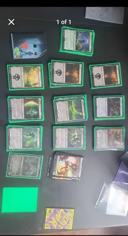 Magic the Gathering Warhammer 40k Necron Dynasties Commander Deck Precon - Image 1
