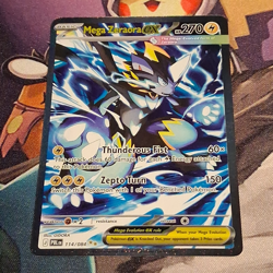 Pokemon TCG Mega Zeraora EX 114/084 PRM Rare Holo Full Art Eng 270HP - Image 1