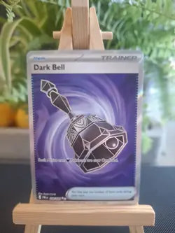 Dark Bell 106/084 Pitch Black Full Art Rare English Pokemon TCG Trainer Item - Image 1