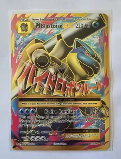 Pokemon TCG M Blastoise EX Full Art 102/108 XY Evolutions - Image 1