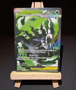 Pokemon TCG Mega Darkrai EX 101/084 Pitch Black Secret Rare Full Art Holo. - Image 1