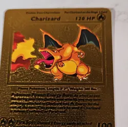 Pokemon TCG Charizard Base Set 4/102 Metal Full Art Foil 120 HP English 1999 - Image 3