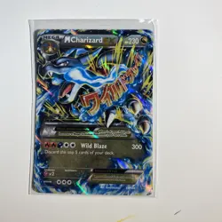 Pokemon TCG M Charizard EX 69/106 Full Art Holo UR XY PSA 6-7 Good condition - Image 1