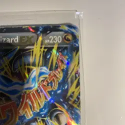 Pokemon TCG M Charizard EX 69/106 Full Art Holo UR XY PSA 6-7 Good condition - Image 4
