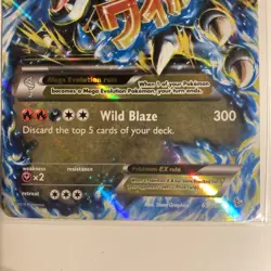 Pokemon TCG M Charizard EX 69/106 Full Art Holo UR XY PSA 6-7 Good condition - Image 5