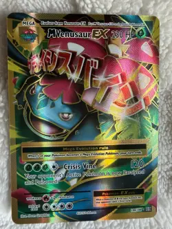 M Venusaur EX 100/108 XY Evolutions Full Art Holo NM Pokemon Card - Image 1