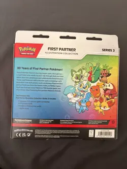 Pokemon TCG First Partner Illustration Collection Series 3 Sealed - Image 2