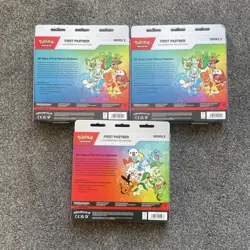 Pokemon TCG: First Partner Illustration Collection x 3 Series, 2 and 2x 3 - Image 2