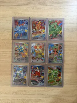Pokemon First Partner Illustration Collection Series 3 FULL SET OF 9 CARDS - Image 1
