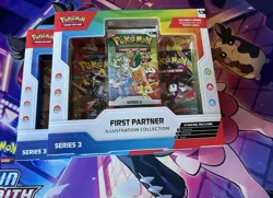 2x Pokemon TCG First Partner Illustration Collection Series 3 Sealed - Image 1