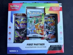 Pokemon TCG First Partner Illustration Collection Series 3 Paldea Sealed New - Image 1
