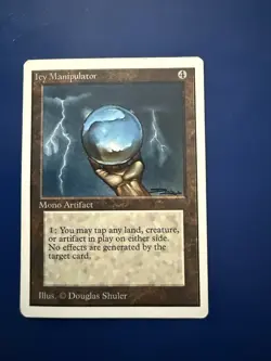 Magic The Gathering; Icy Manipulator - Unlimited Edition - Light/MP- English - Image 1