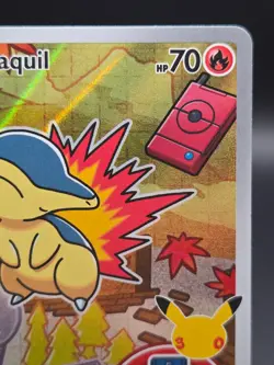 Cyndaquil 047 Pokemon Promo First Partner Illustration Collection Series 2 (P2) - Image 3