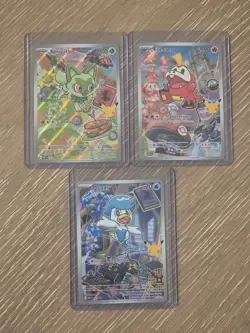 Pokemon TCG First Partner Illustration Collection Series 3 Gen 9 Starters Set - Image 1