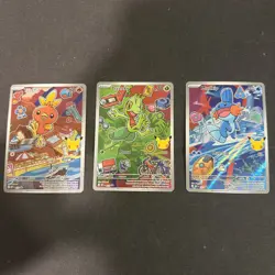 Pokemon TCG First Partner Illustration Collection Series 3 Hoenn Promos starters - Image 1