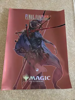 MTG Final Fantasy Foil Promo Poster Firion Wild Rose - Image 1